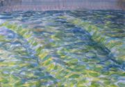 Wie das Wasser I, Aquarell,