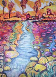 Alles im Fluss, Acryl 2019