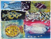 Fische Acryl 2016